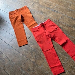 2 pairs of banana republic Sloan pants. Size 0p.